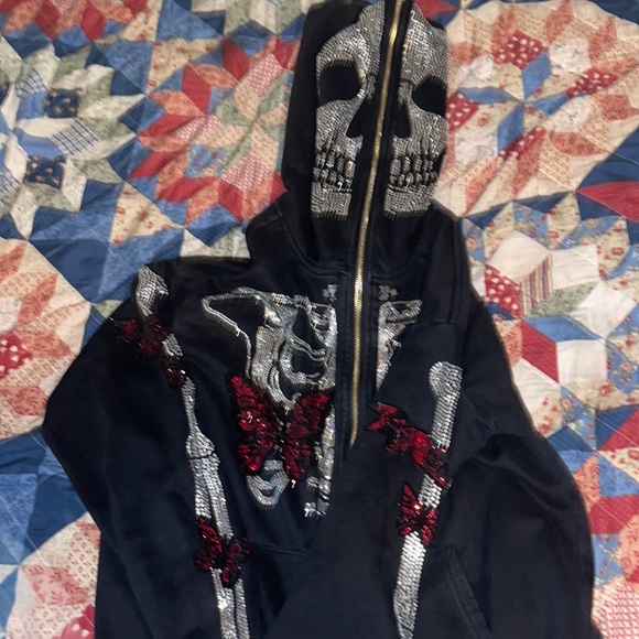 Dna full zip skeleton hoodie - Picture 3 of 4